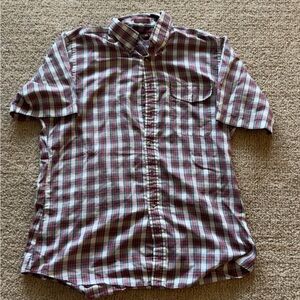 Original Men’s Vintage Nordstrom Plaid  Short Sleeve Shirt
